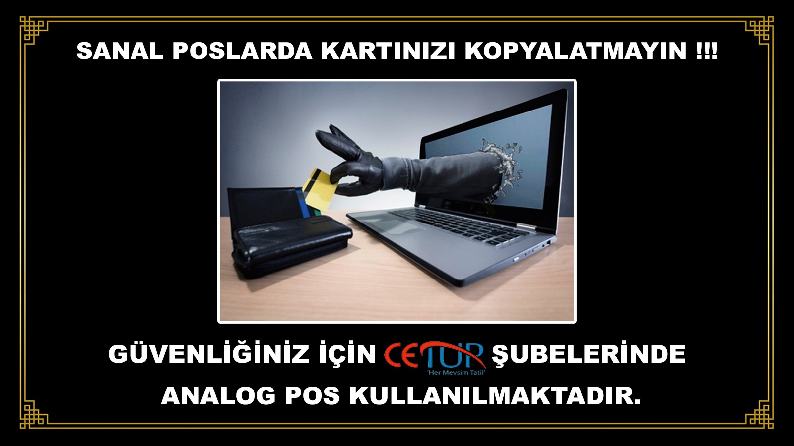 SANAL POS DEGIL GERCEK POS 